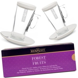 Richmont Forest Fruits 12x6g z 2 szklankami Hot 370 ml