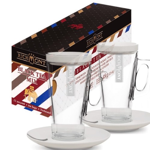 Richmont Black Mix 12 herbat i 2 komplety Hot.jpg