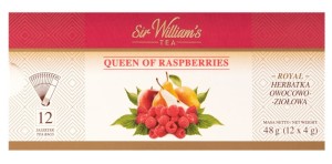 Sir William's Royal Queen of Raspberries 12x4g - owocowa herbata z malinami i hibiskusem