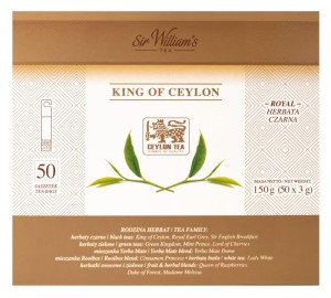 Sir William's Royal King of Ceylon 50x3g - czarna herbata ze Sri Lanki