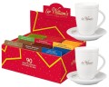 Sir William's 90 herbat w pudełku i 2 kubki 250 ml ze spodkami i wieczkami.jpg