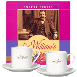 Sir William's Forest Fruits 50x2,4g i 2 kubki 220 ml ze spodkami