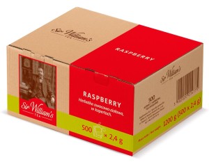 Sir William's Raspberry 500x2,4g - pełna witamin herbatka owocowa z mocną nutą malin